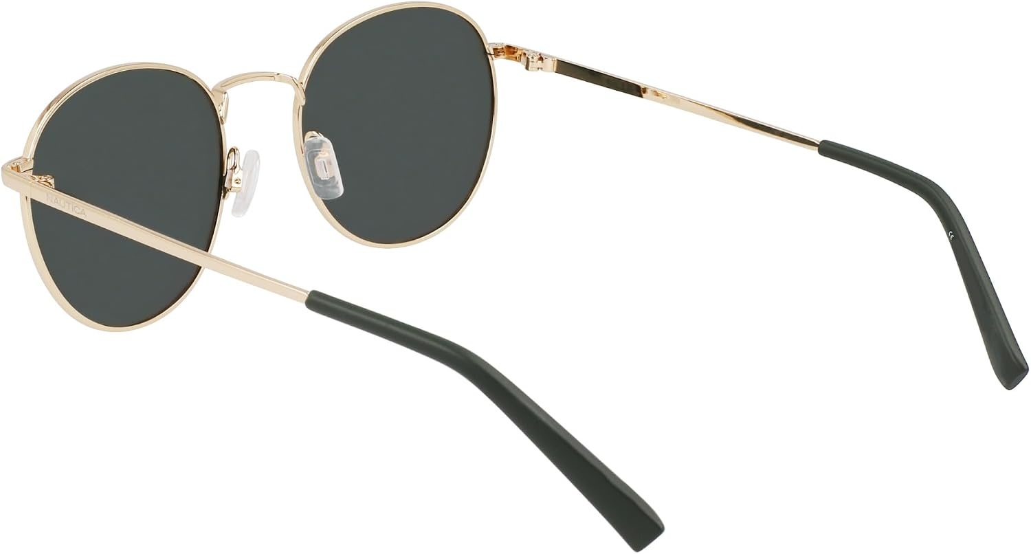 image:imageNAUTICA Unisex N100sp Round SunglassesGold