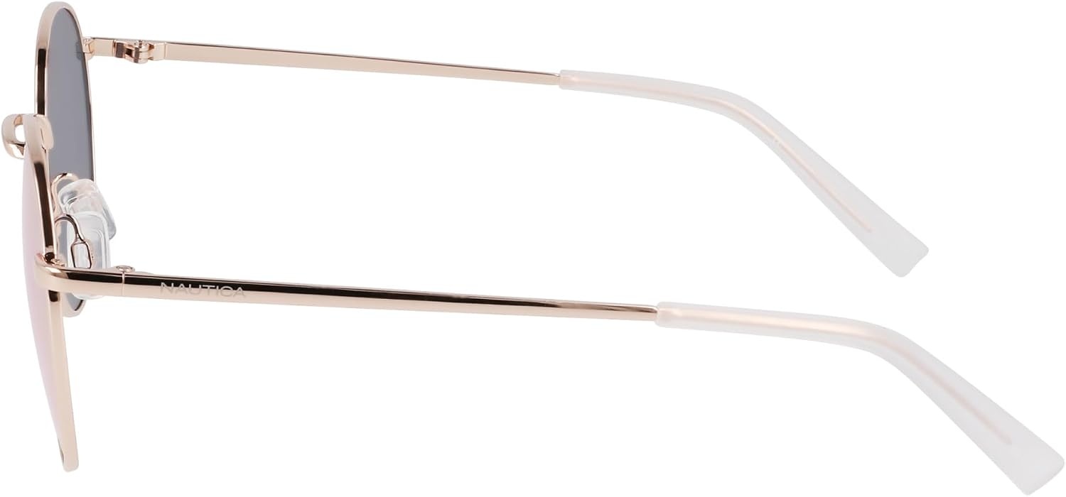 image:imageNAUTICA Unisex N100sp Round SunglassesRose Gold