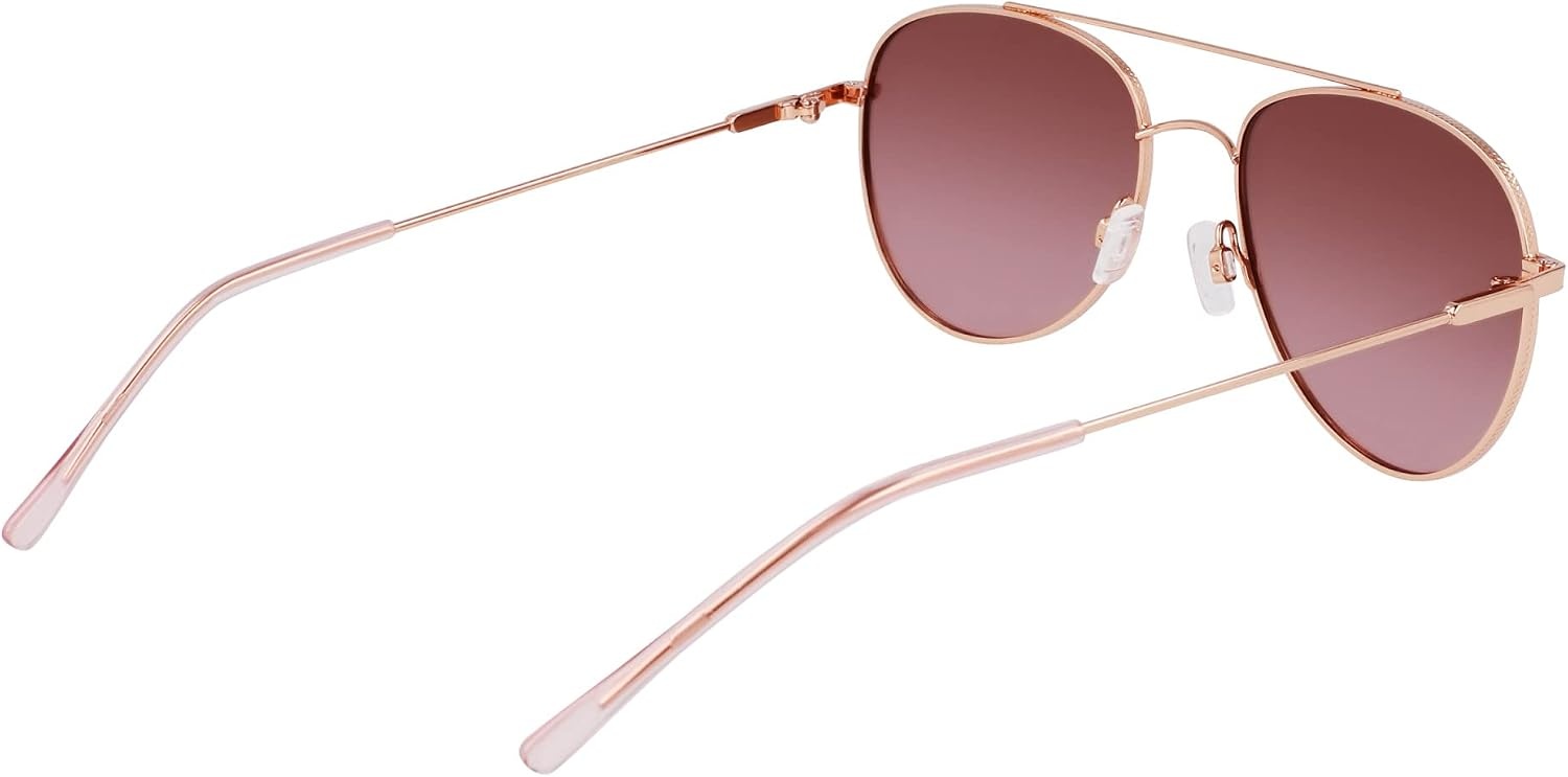 image:imageNAUTICA Unisex N2244s Pilot SunglassesRose Gold