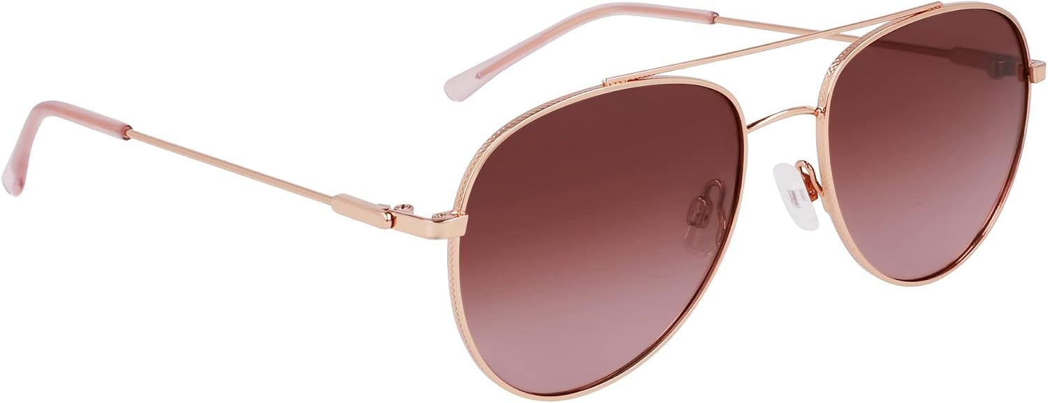 image:imageNAUTICA Unisex N2244s Pilot SunglassesRose Gold