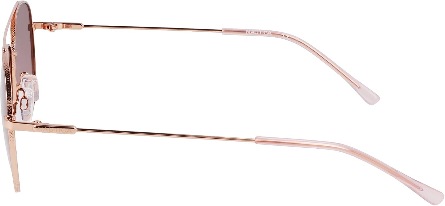 image:imageNAUTICA Unisex N2244s Pilot SunglassesRose Gold