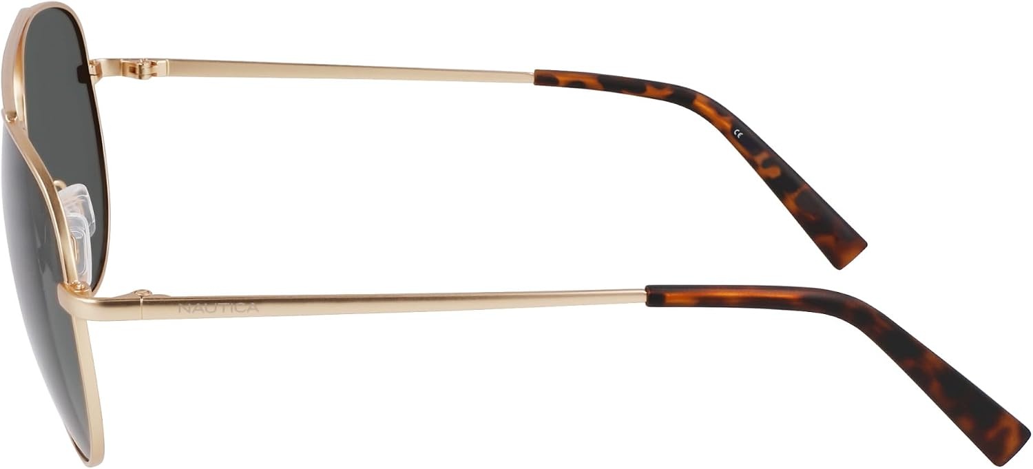 image:imageNAUTICA mens N101sp Pilot SunglassesMatte Gold