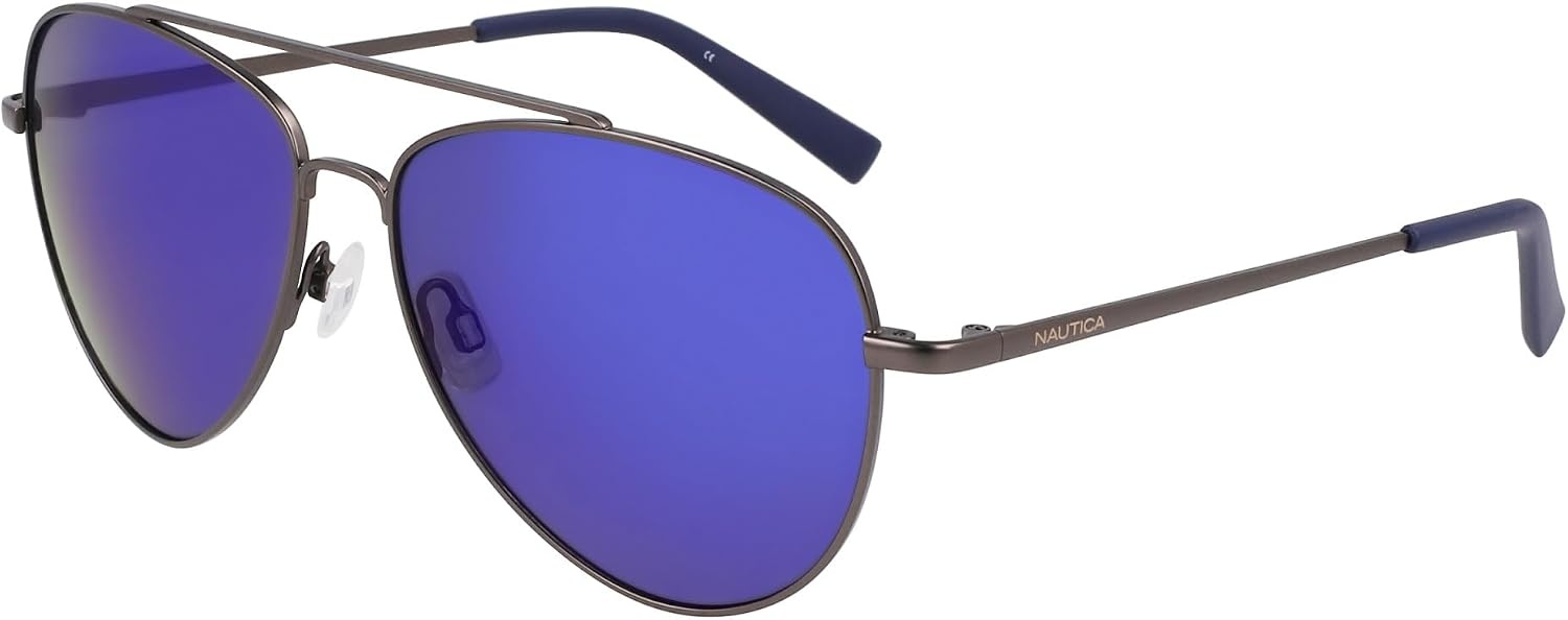 image:imageNAUTICA mens N101sp Pilot SunglassesMatte Gunmetal