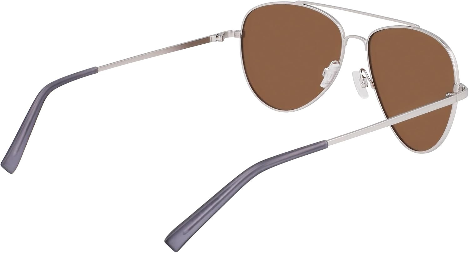 image:imageNAUTICA mens N101sp Pilot SunglassesMatte Silver