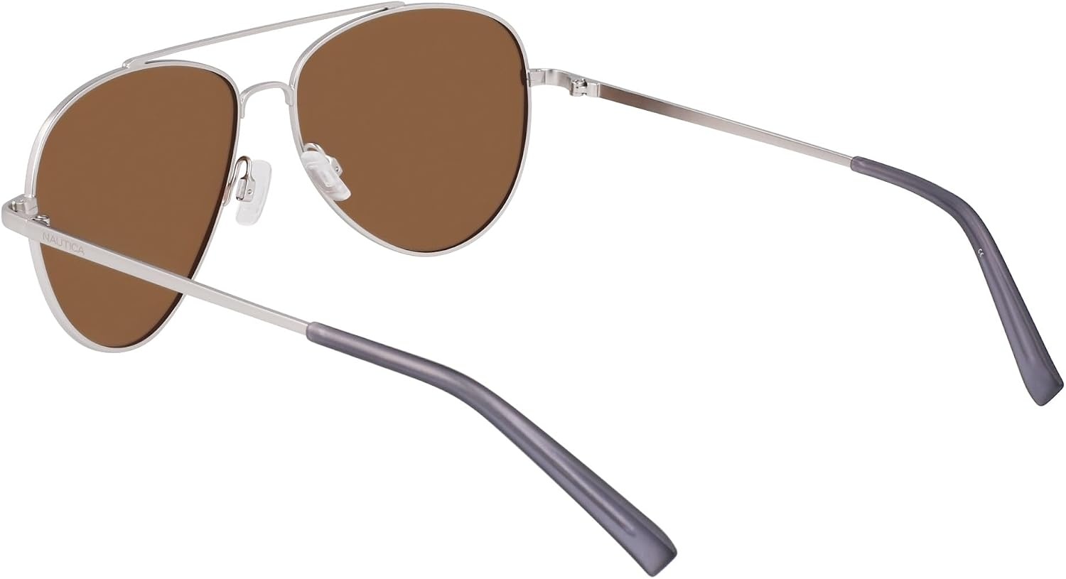 image:imageNAUTICA mens N101sp Pilot SunglassesMatte Silver