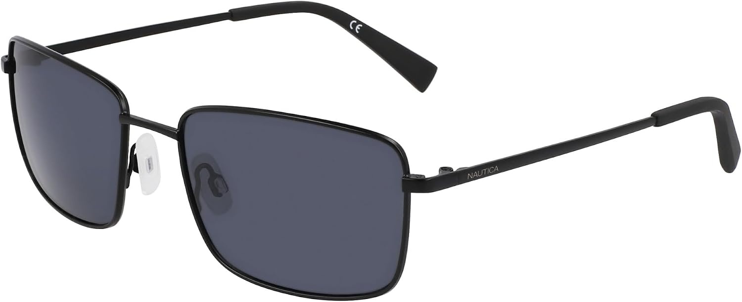 image:imageNAUTICA mens N102sp Rectangular SunglassesMatte Black