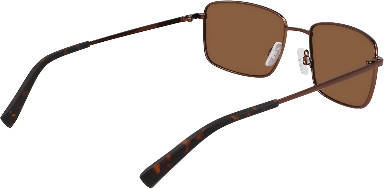 image:imageNAUTICA mens N102sp Rectangular SunglassesMatte Brown