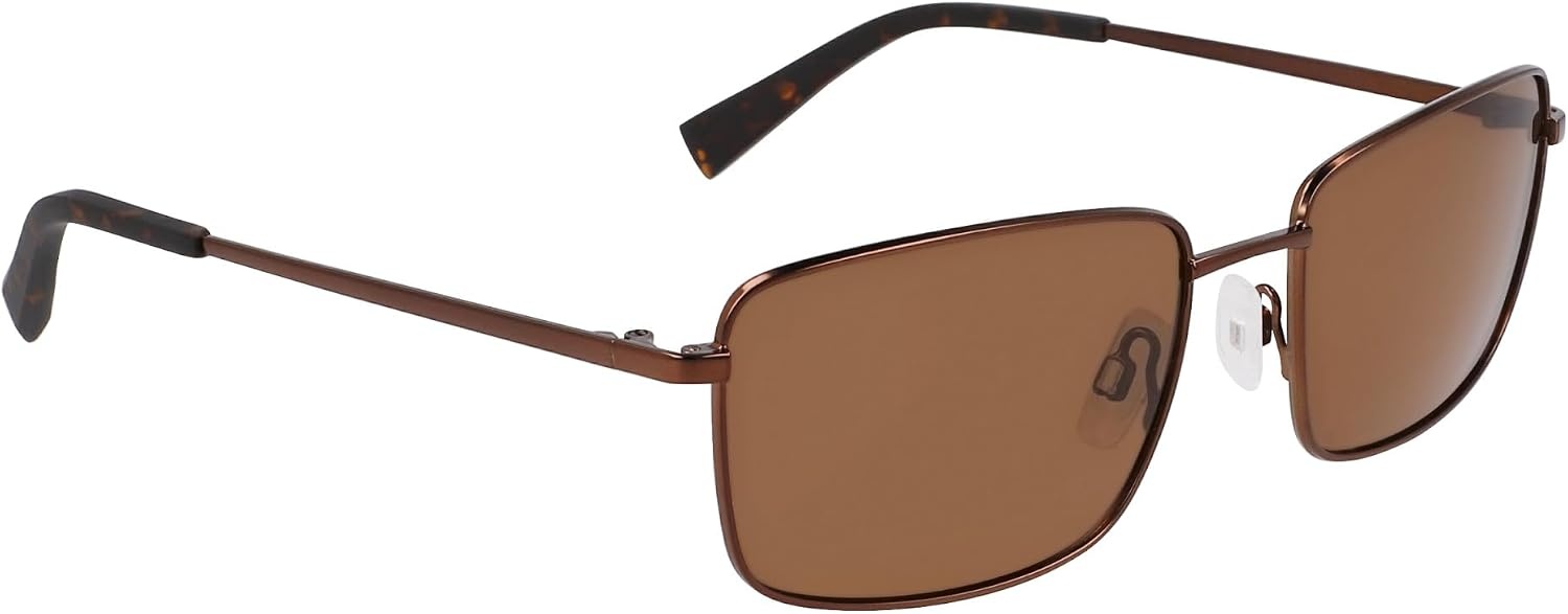 image:imageNAUTICA mens N102sp Rectangular SunglassesMatte Brown