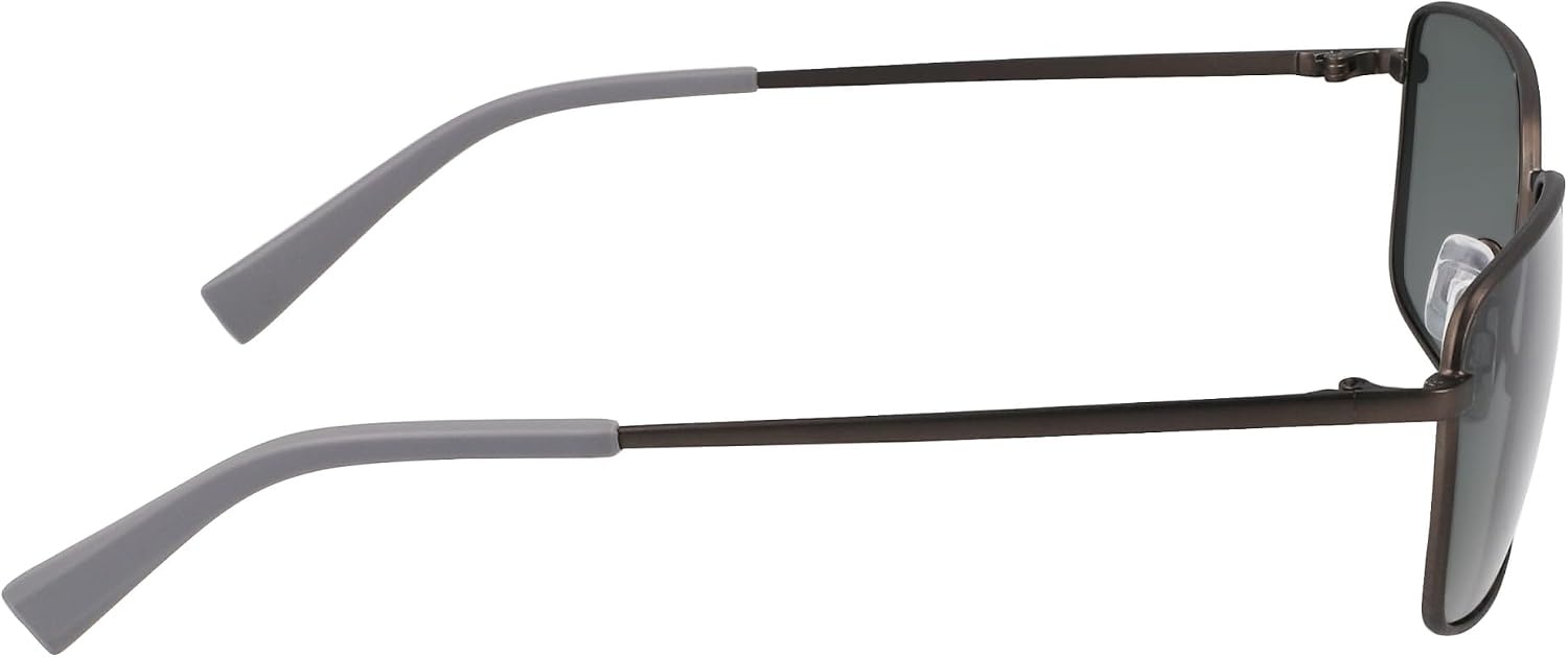 image:imageNAUTICA mens N102sp Rectangular SunglassesMatte Gunmetal