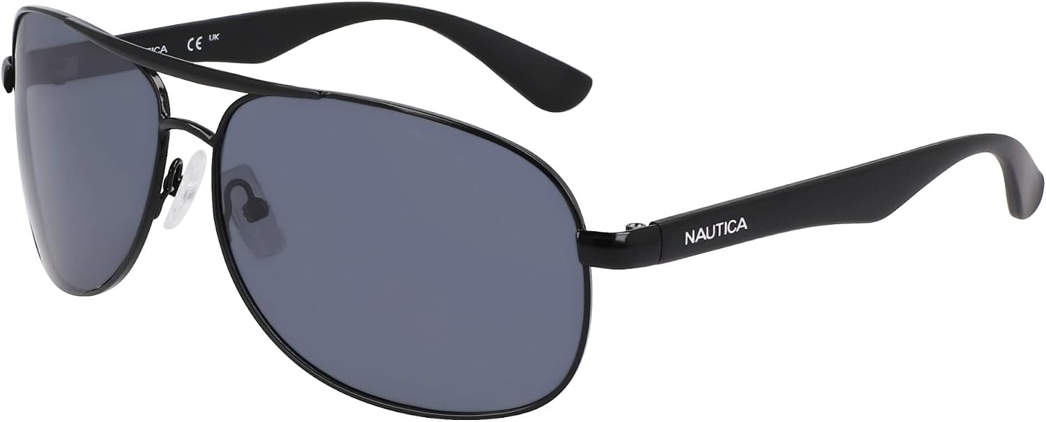 image:imageNAUTICA mens N2245s Pilot SunglassesBlack