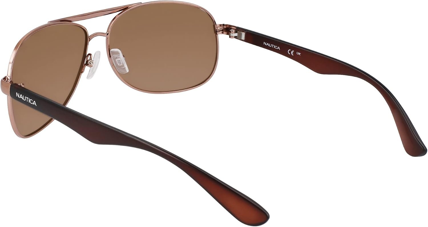 image:imageNAUTICA mens N2245s Pilot SunglassesBrown