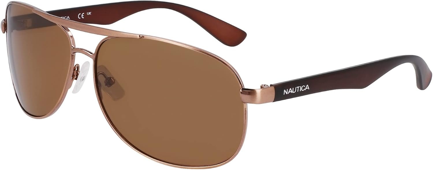 image:imageNAUTICA mens N2245s Pilot SunglassesBrown