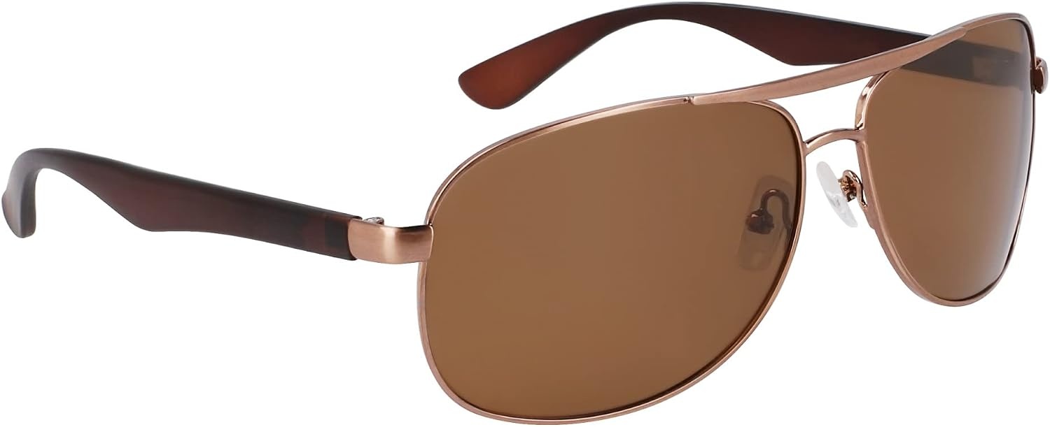 image:imageNAUTICA mens N2245s Pilot SunglassesBrown