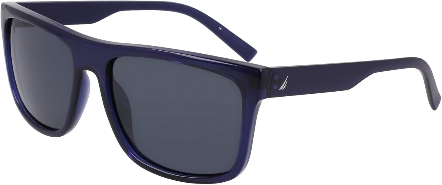 image:imageNAUTICA mens N902sp Rectangular SunglassesNavy Crystal