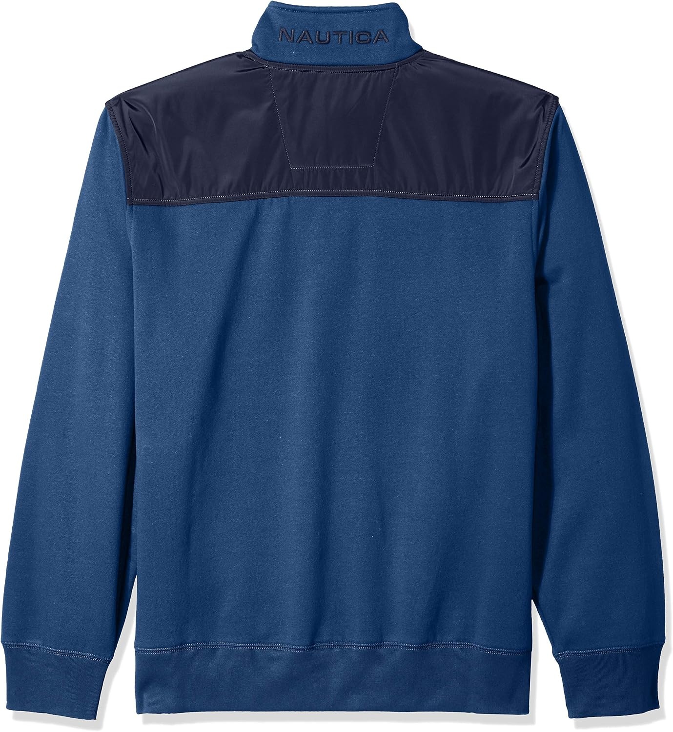 image:imageNAUTICA mens Solid 14 Zip Fleece SweatshirtMonaco Blue