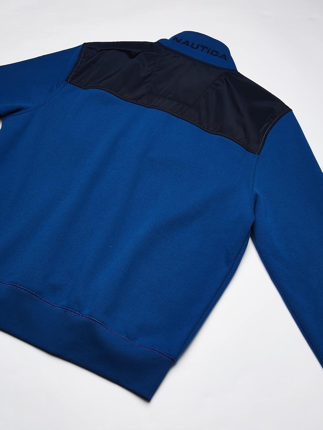 image:imageNAUTICA mens Solid 14 Zip Fleece SweatshirtMonaco Blue