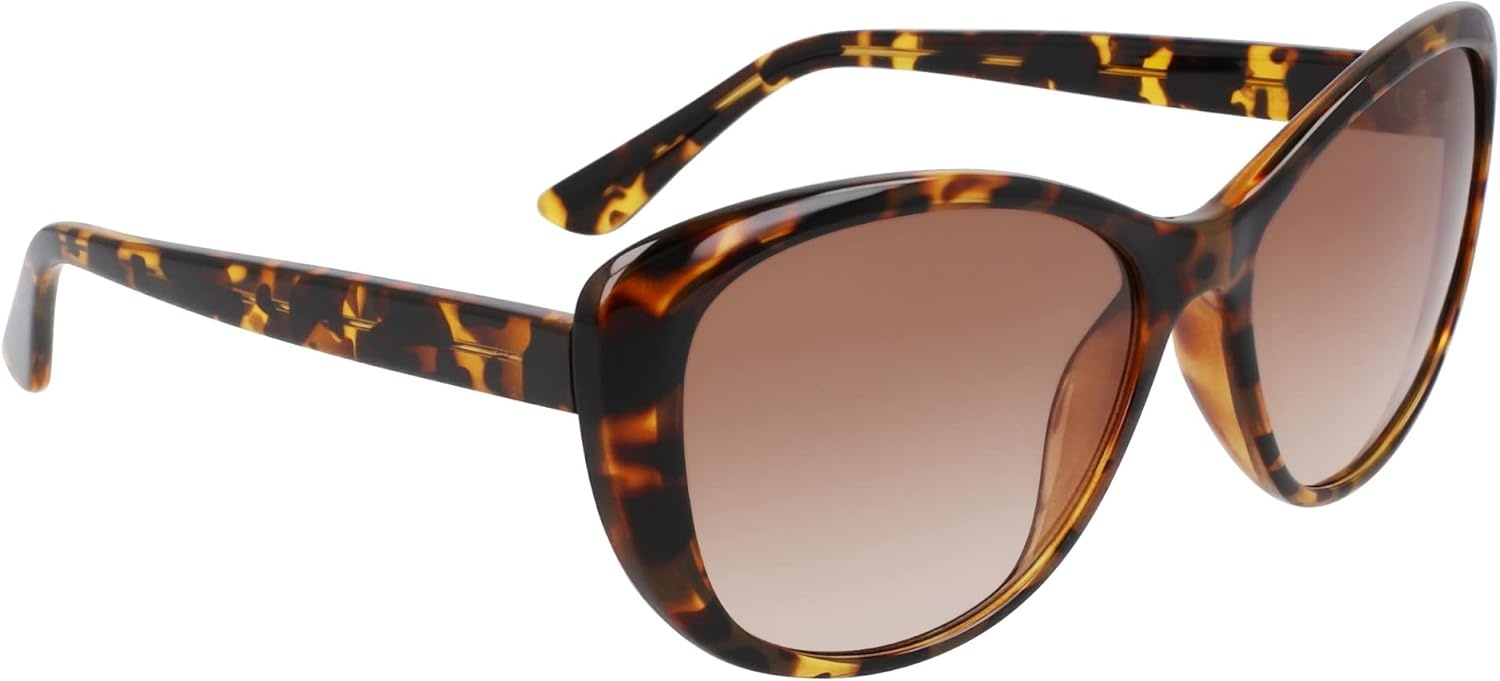 image:imageNAUTICA womens N2242s Oval SunglassesDark Tortoise