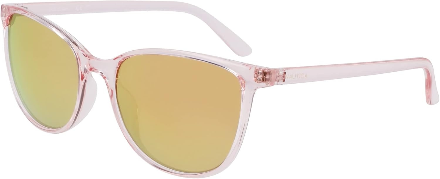 image:imageNAUTICA womens N2243s Rectangular SunglassesCrystal Rose