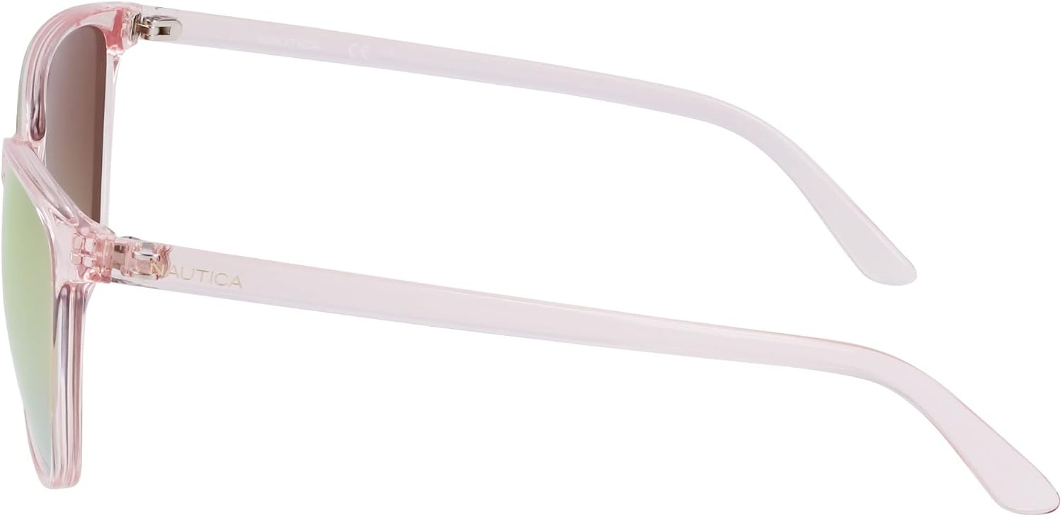 image:imageNAUTICA womens N2243s Rectangular SunglassesCrystal Rose