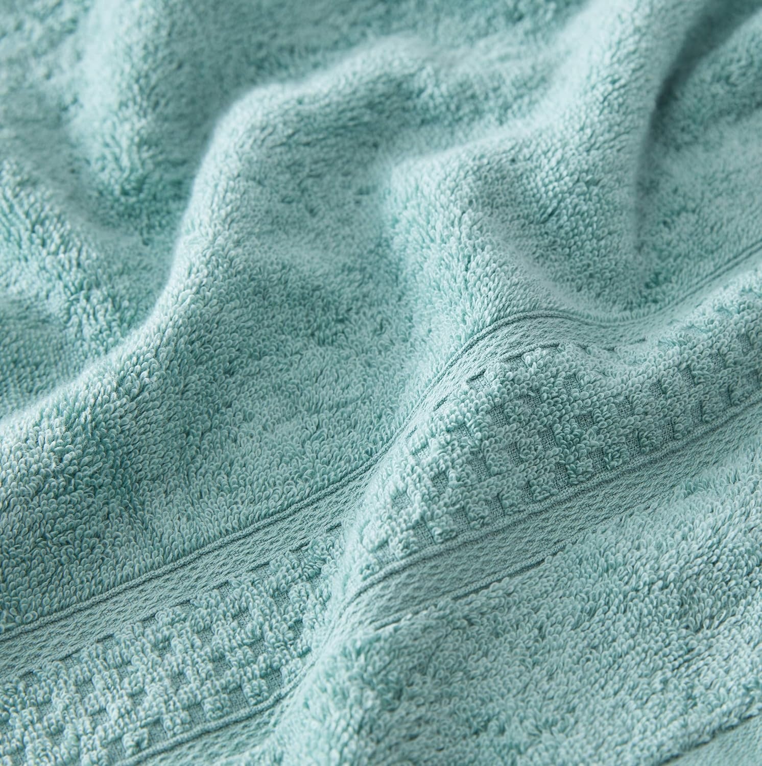 image:imageNautica Bathroom Towels Soft Cotton Washcloth Bath amp Hand Towel Set Highly Absorbent amp Quick Dry Zero Twist Set of 6 College Dorm Room Essentials Oceane Dark GreyOceane Turquoise