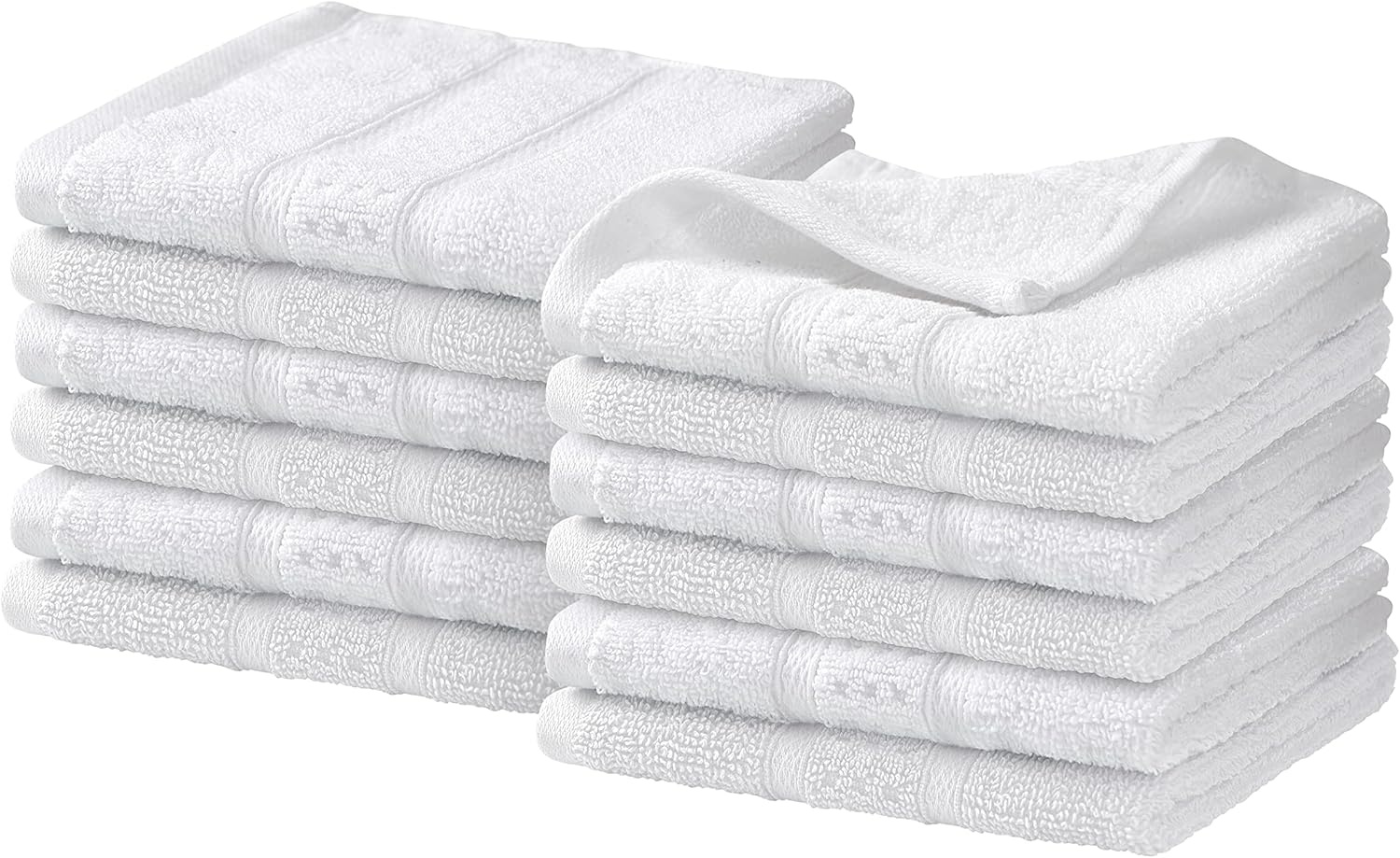 image:imageNautica Bathroom Towels Soft Cotton Washcloth Bath amp Hand Towel Set Highly Absorbent amp Quick Dry Zero Twist Set of 6 College Dorm Room Essentials Oceane Dark GreyOceane White