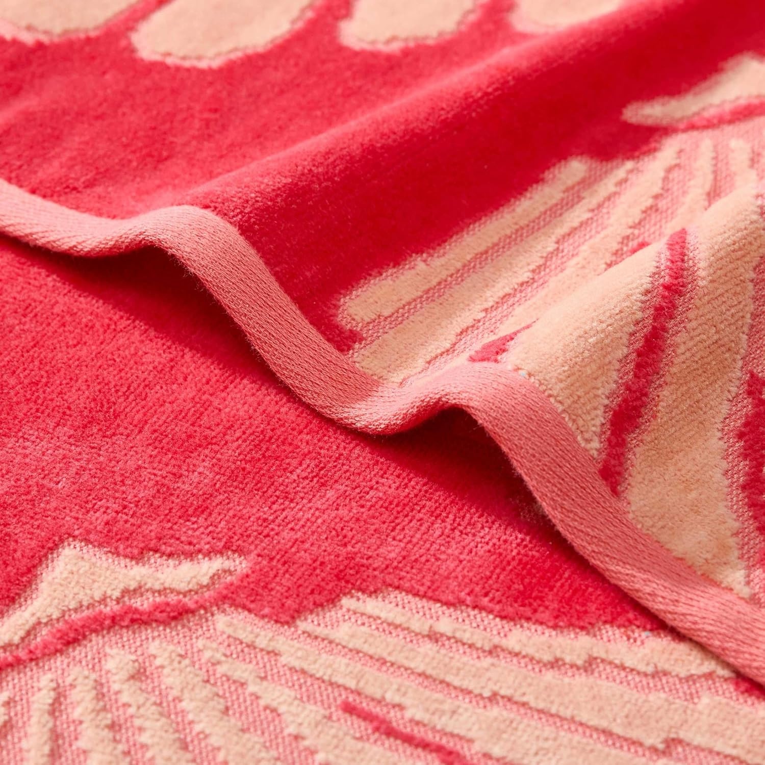 image:imageNautica Beach Towels Oversized 2 Pack Cotton Velour Towel Set 36x68 Plush Absorbent amp QuickDry Beach Essentials Striped Americana Decor Berry PinkSeashell Seashore Pink