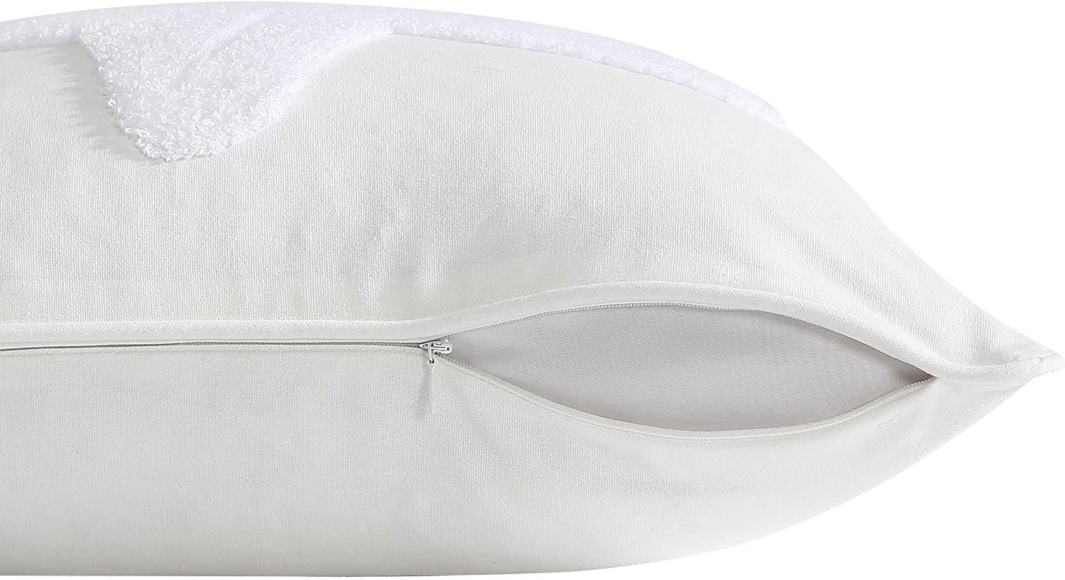 image:imageNautica Decorative Pillow Cotton Canvas Coastal Throw Pillow with Textured Embroidered Anchor Design Pillow for Couch or Bed 20 x 20 Ships Wheel BlueStarfish Loop White