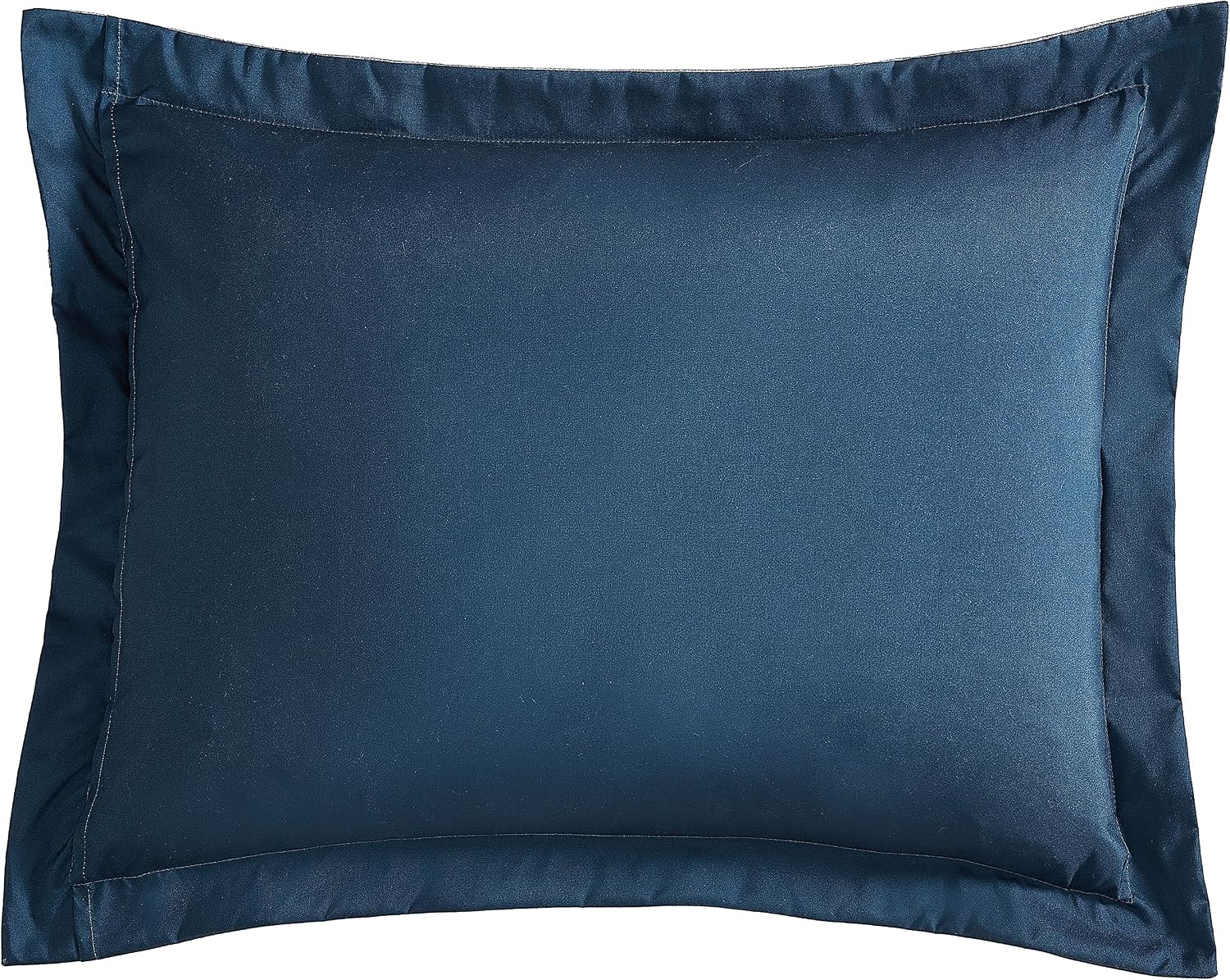 image:imageNautica Full Size Bed in a Bag Reversible Comforter Set with Fitted Sheet Pillowcases Shams amp Laundry Bag 7Piece College Dorm Room Essentials Captains BlueGreenPine Bay Navy
