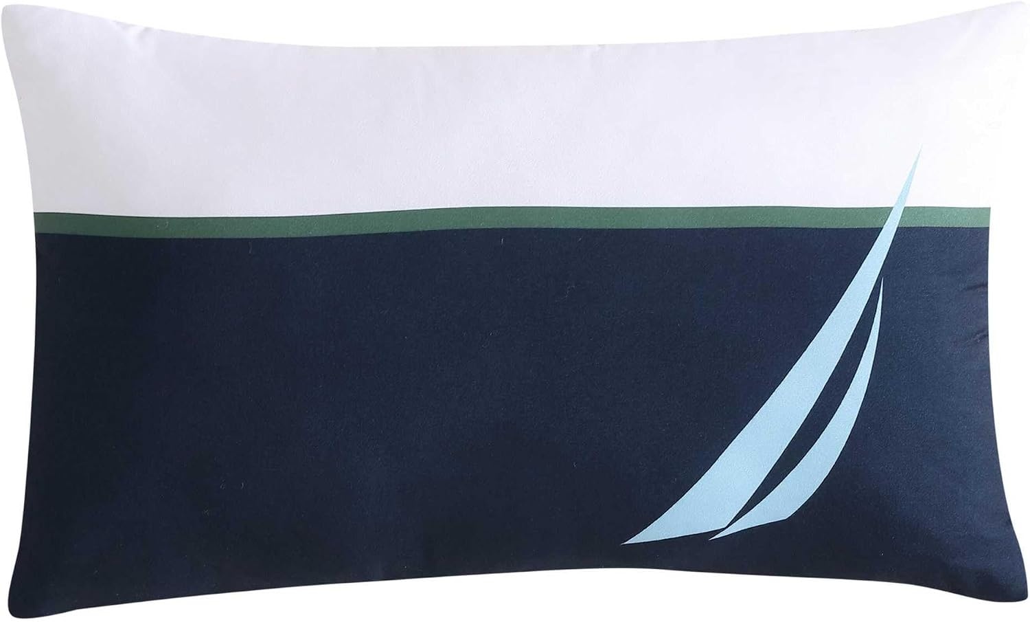 image:imageNautica Full Size Bed in a Bag Reversible Comforter Set with Fitted Sheet Pillowcases Shams amp Laundry Bag 7Piece College Dorm Room Essentials Captains BlueGreenElliot Blue