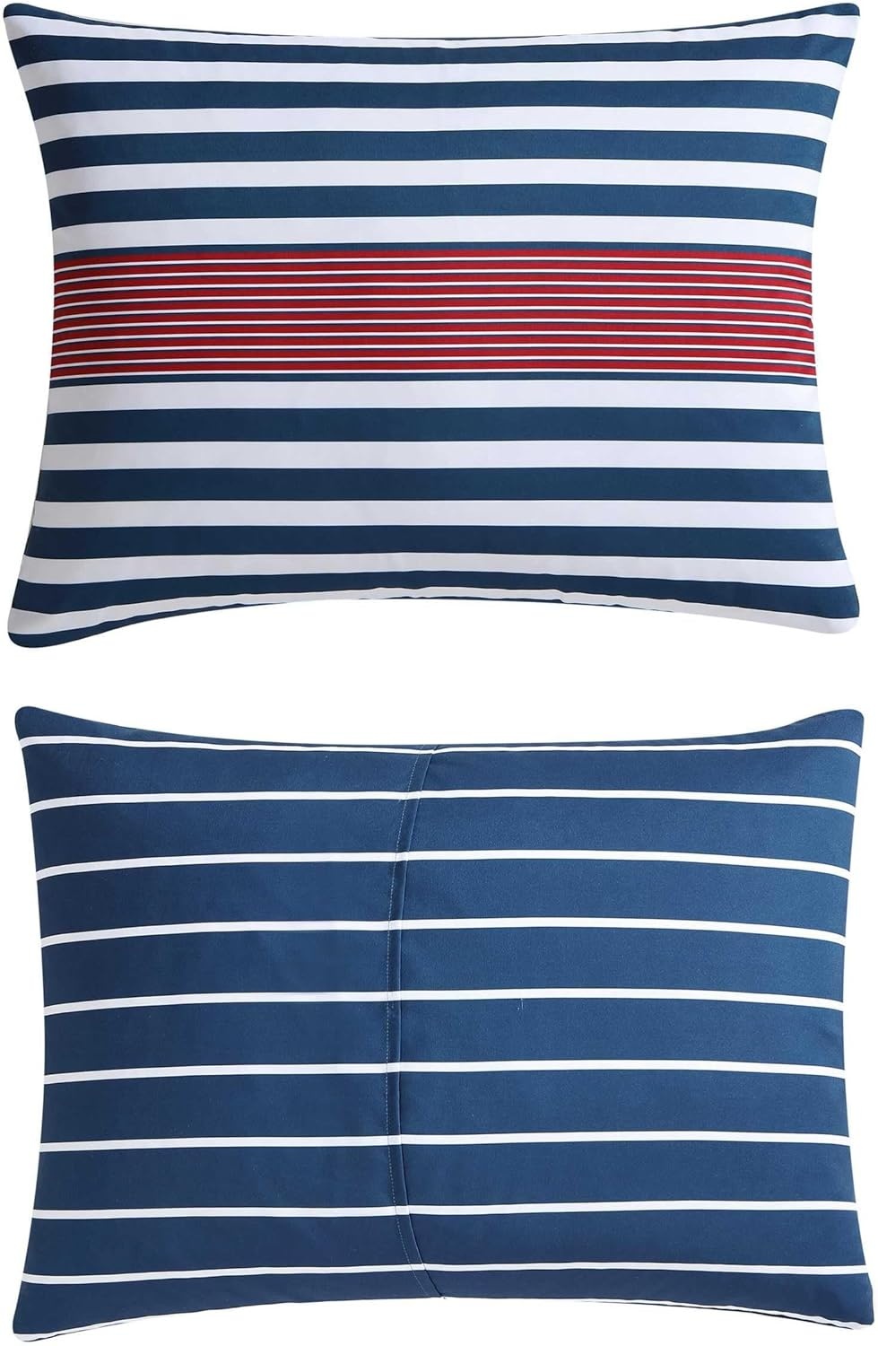 image:imageNautica Queen Comforter Set Reversible Bedding with Matching Shams Stripe Room Decor College Dorm Room Essentials Bay Shore NavyKennedy Stripe Navy
