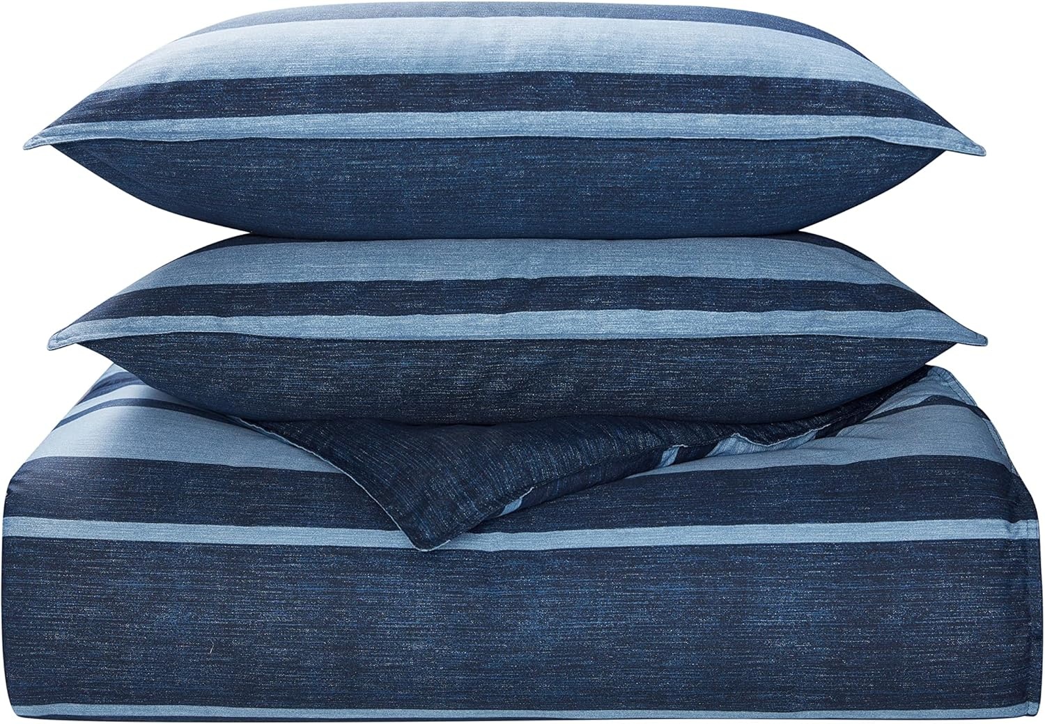 image:imageNautica Queen Comforter Set Reversible Bedding with Matching Shams Stripe Room Decor College Dorm Room Essentials Bay Shore NavyLongpoint Navy