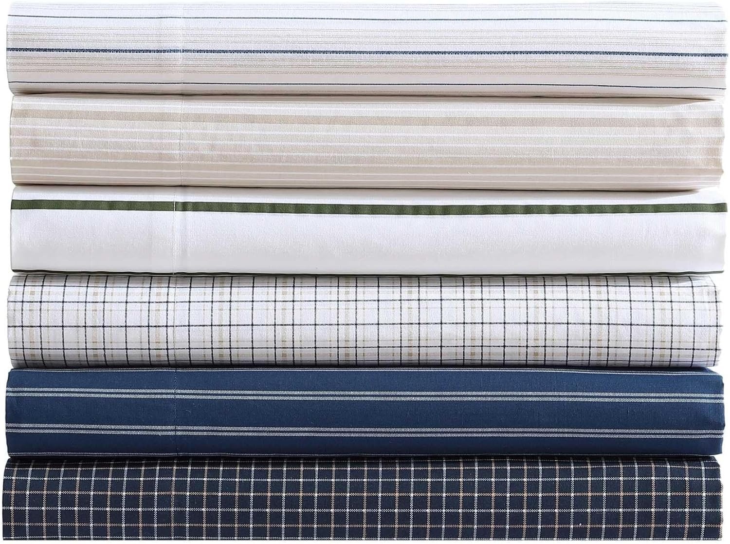 image:imageNautica Queen Comforter Set Reversible Bedding with Matching Shams Stripe Room Decor College Dorm Room Essentials Bay Shore NavyReece Plaid