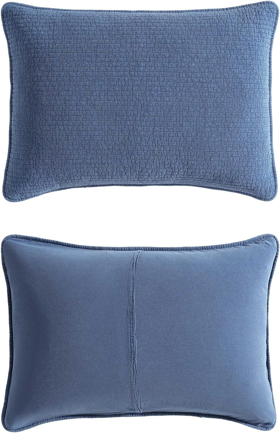 image:imageNautica Quilt Set Super Soft Solid Washed Woven Cotton Bedding with Matching Sham Casual Style Home Essentials Seashore Stitch Beige TwinSeashore Stitch Navy