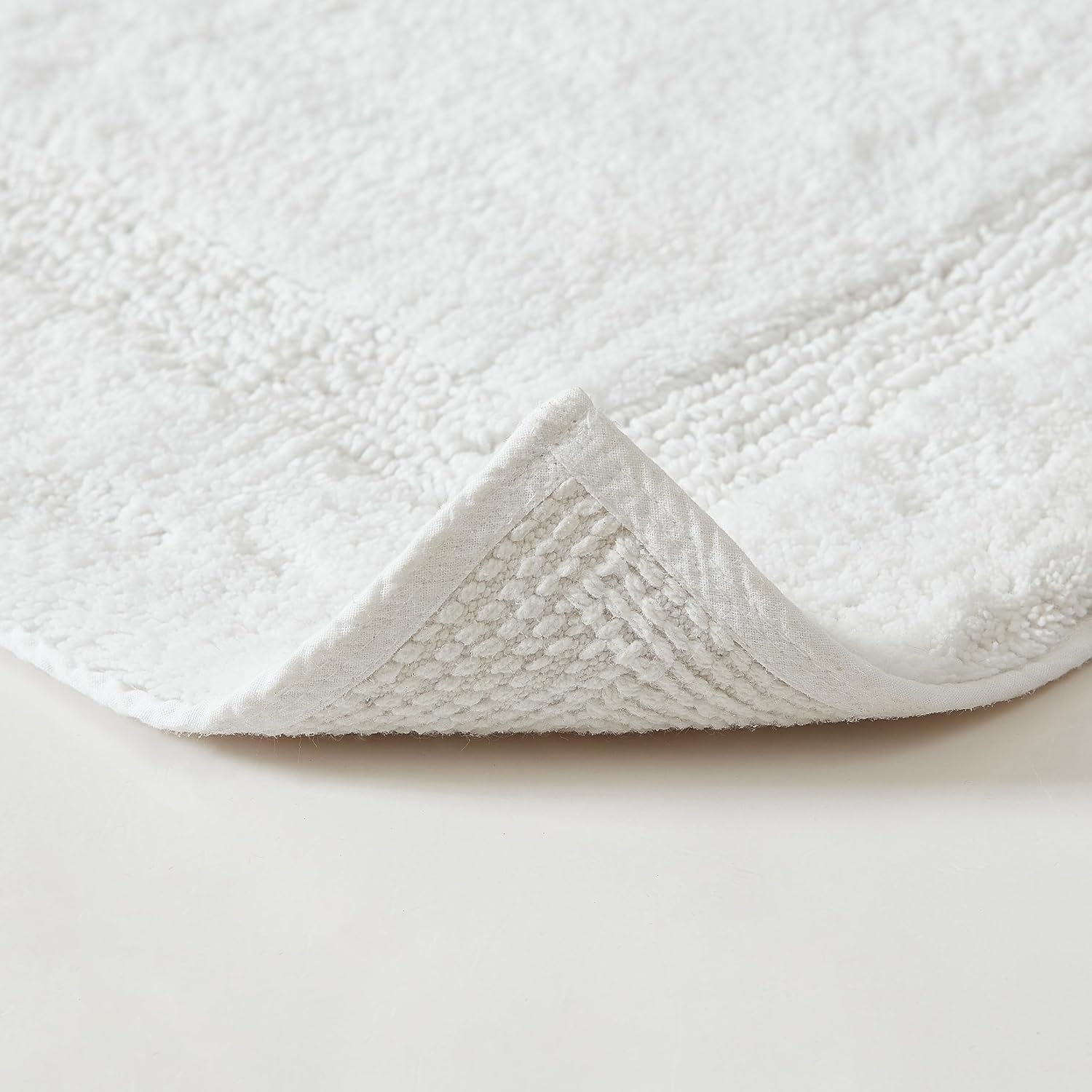 image:imageNautica Runner Rug Soft amp Absorbent Tufted Cotton Bath Rug with SkidResistant Backing OekoTex Certified Peniston Brown 60 x 22Peniston White