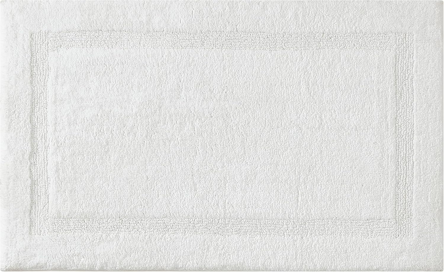 image:imageNautica Runner Rug Soft amp Absorbent Tufted Cotton Bath Rug with SkidResistant Backing OekoTex Certified Peniston Brown 60 x 22Peniston White