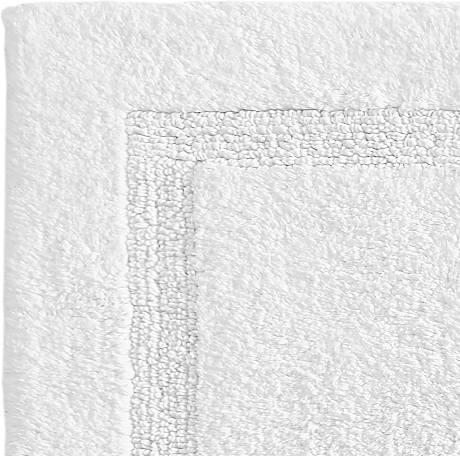 image:imageNautica Runner Rug Soft amp Absorbent Tufted Cotton Bath Rug with SkidResistant Backing OekoTex Certified Peniston Brown 60 x 22Peniston White