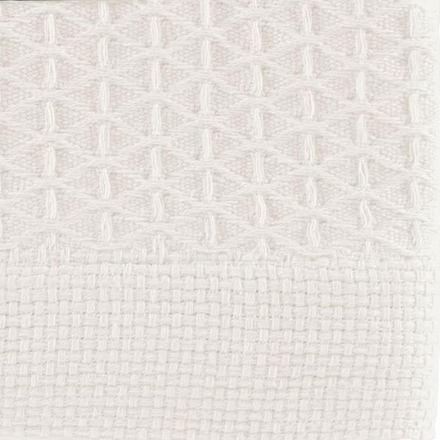 image:imageNautica Twin Blanket Diamond Weave Cotton Bedding MediumWeight for All Seasons Ideal Dorm Essentials OekoTex Certified Baird GreyBaird White