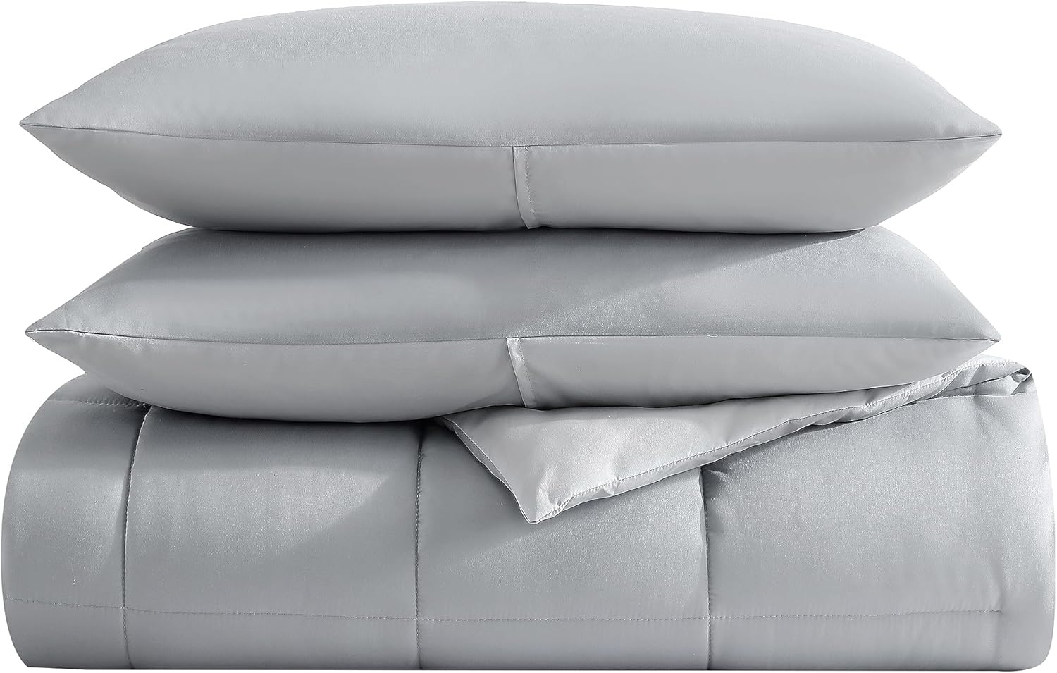image:imageNautica Twin Comforter Set Peached Microfiber Bedding with Matching Sham Lightweight for Year Round Use Dorm Essentials OekoTex Certified Longdale Solid NavyLongdale Solid Grey