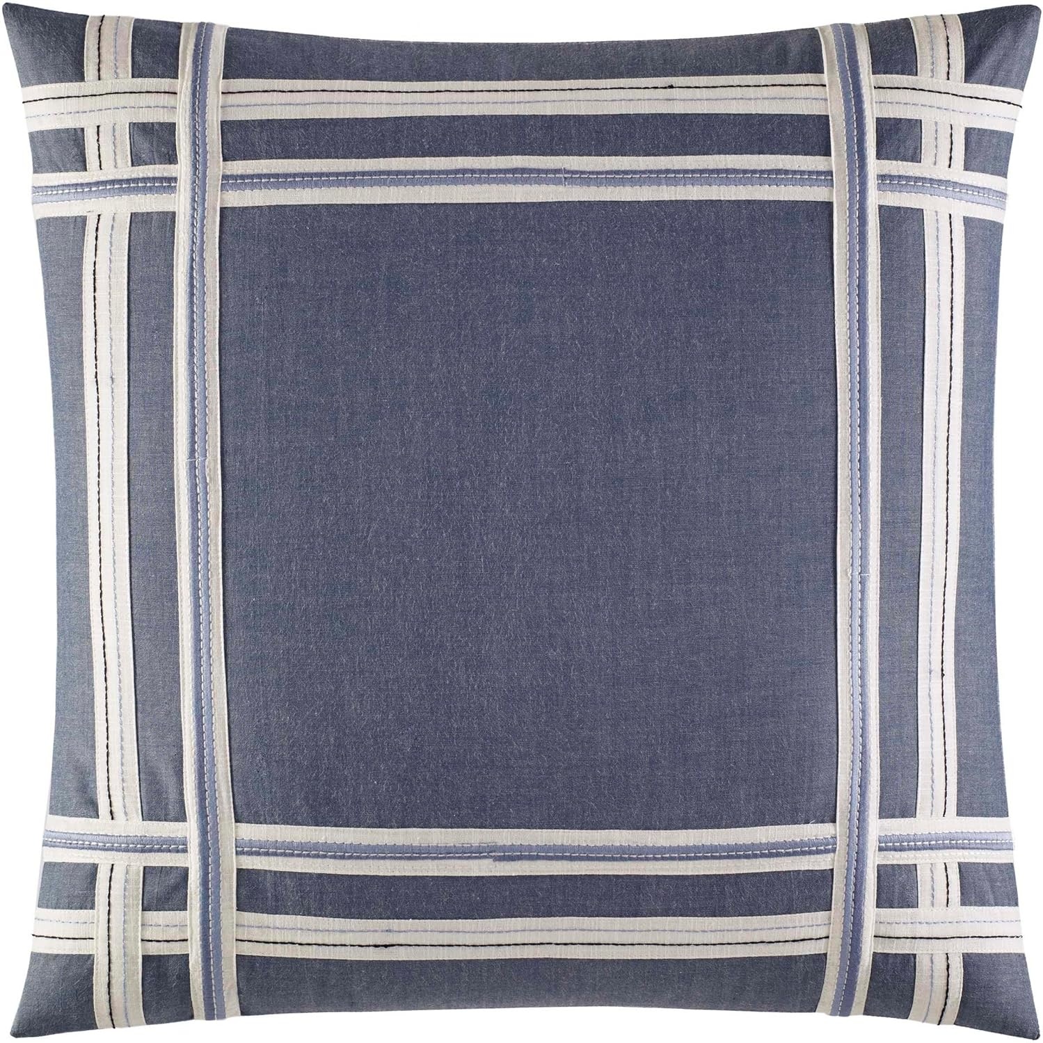 image:imageNautica Twin Comforter Set Reversible Cotton Bedding with Matching Sham MediumWeight Dorm Essentials OekoTex Certified Fairwater BlueBlueWhiteGrey