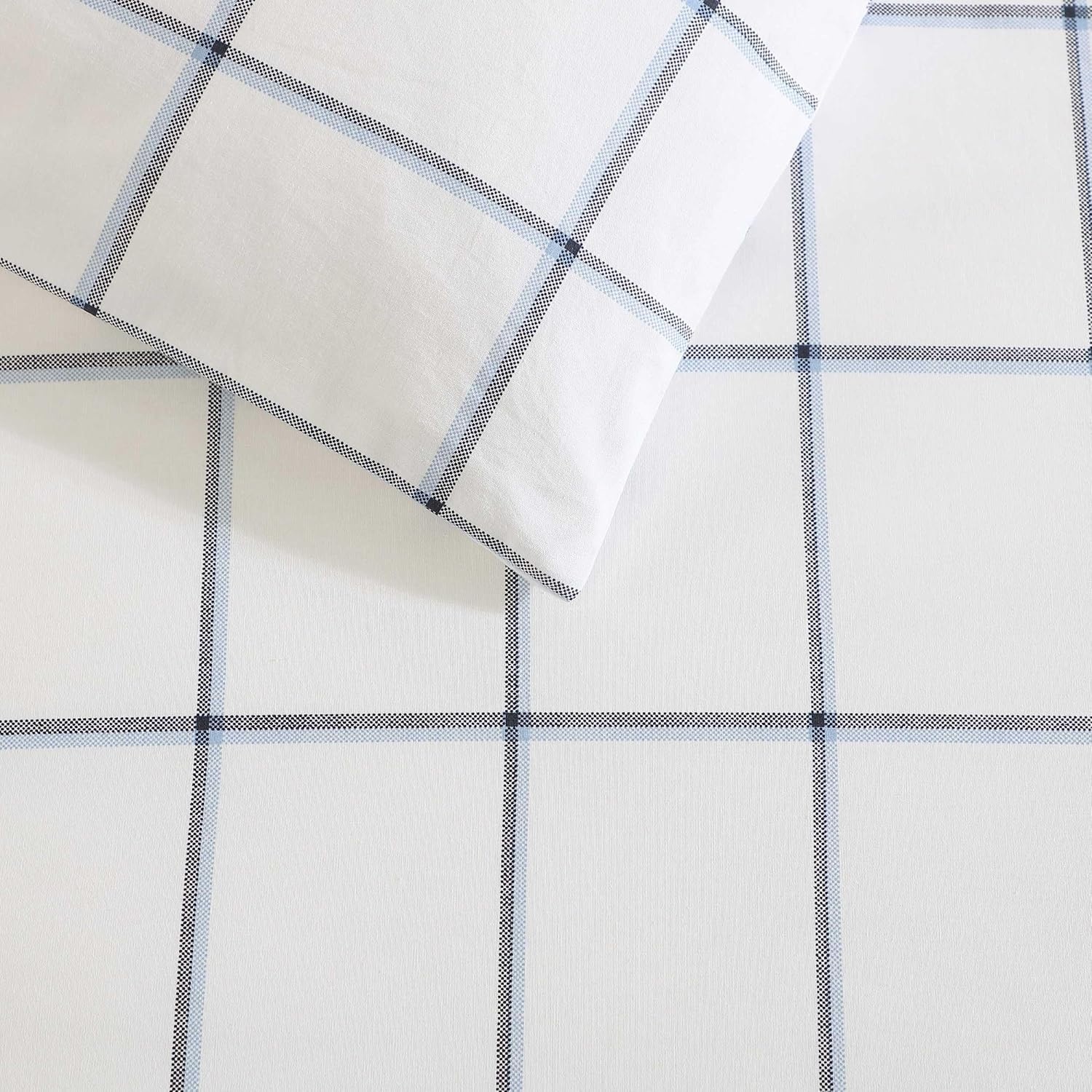 image:imageNautica Twin Duvet Cover Set Super Soft Cotton Bedding with Matching Shams Casual Home Decor OekoTex Certified Plot Blue TwinPlot Blue