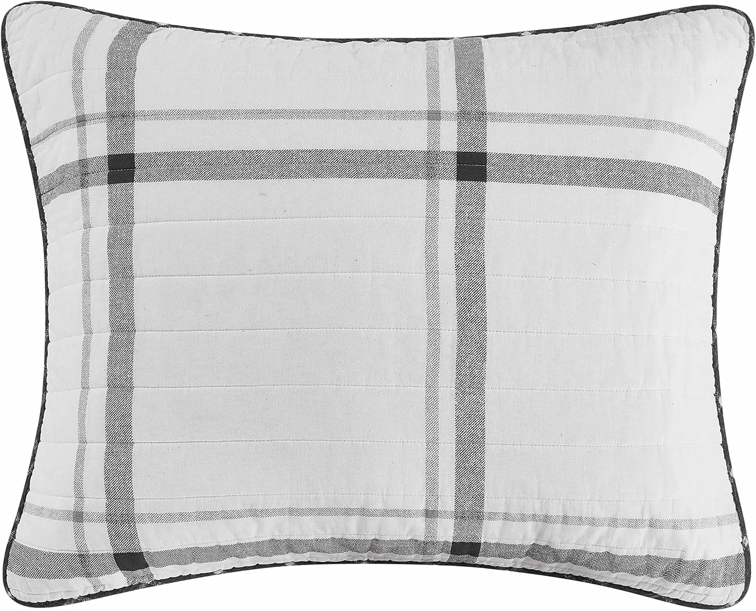 image:imageNautica Twin Quilt Set All Season Cotton Bedding with Matching Sham Dorm Room Essentials Fleetville GreyWhite TwinKing