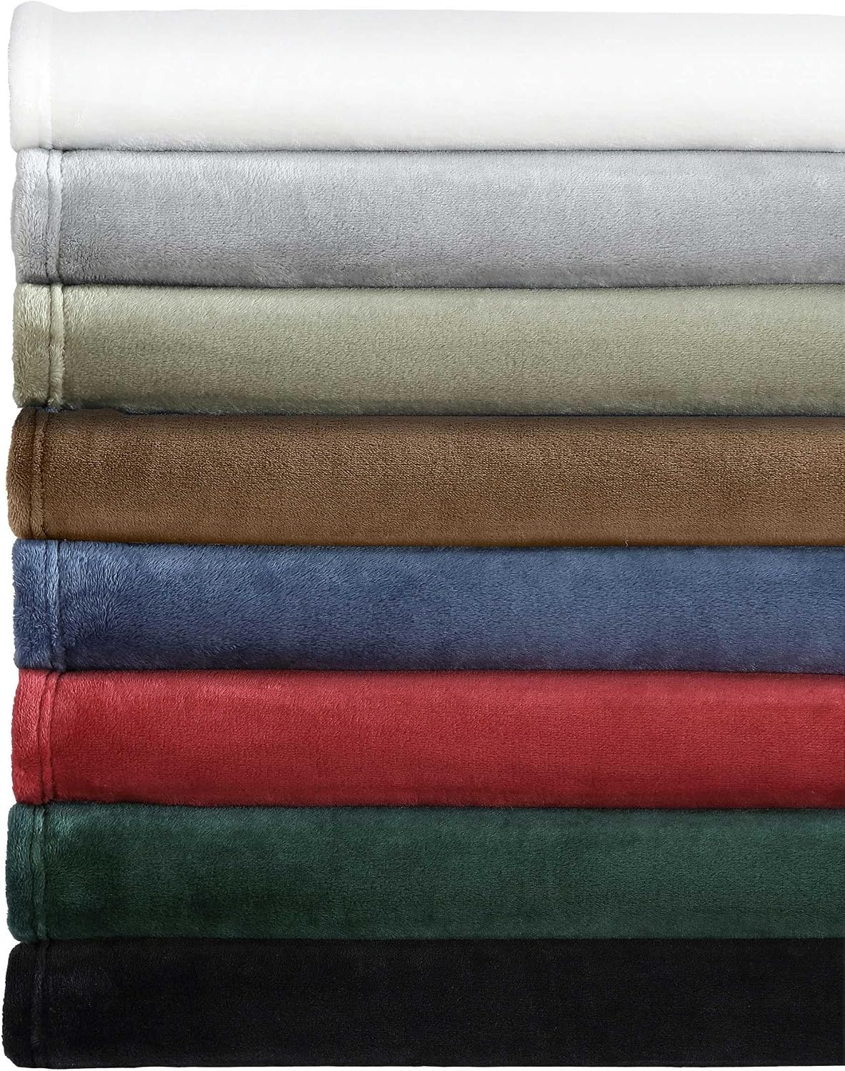 image:imageNautica Twin Size Blanket UltraSoft Plush Fleece for Bed or Couch Medium Weight Bedding for AllSeason Comfort BrownBrown