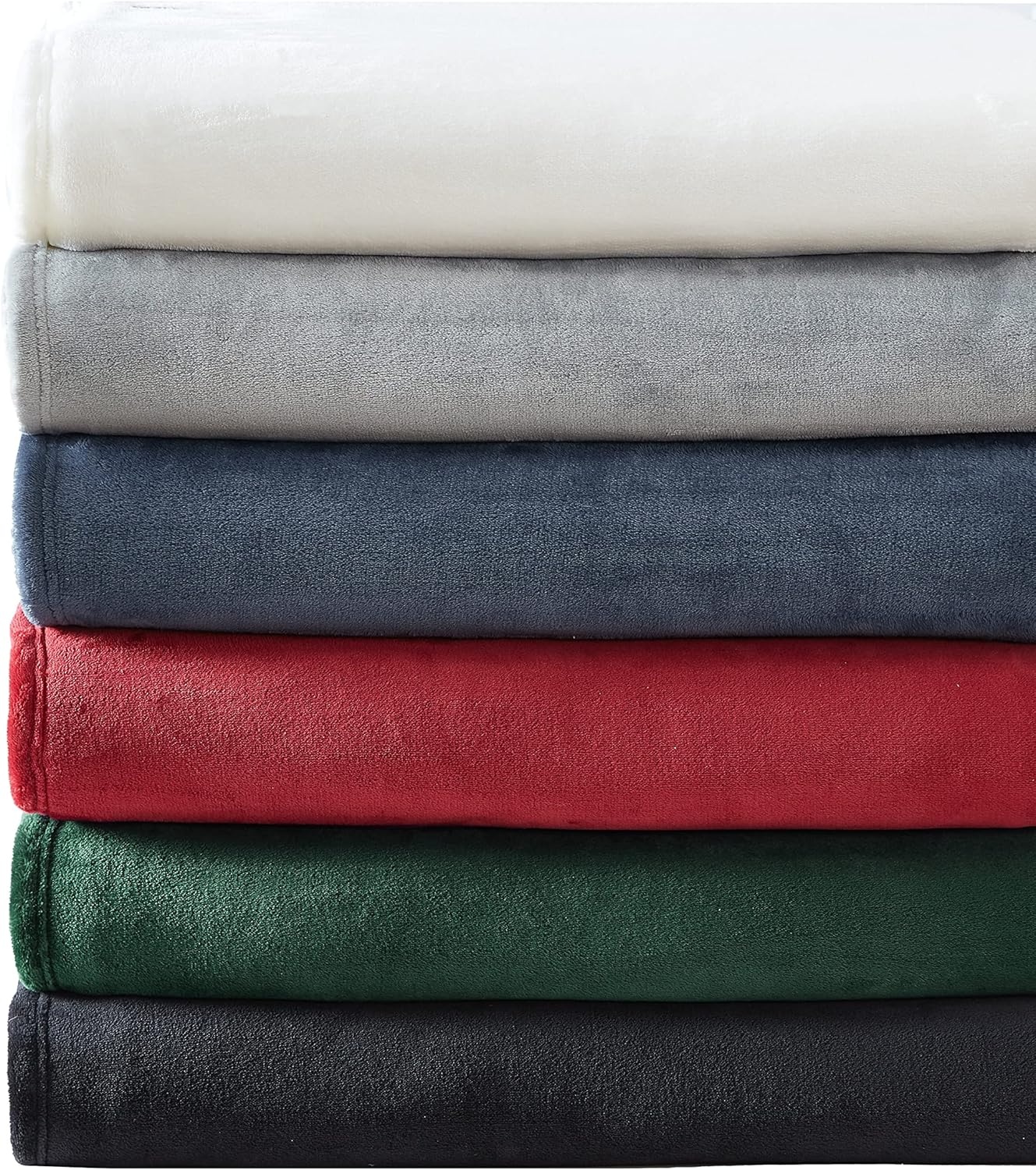 image:imageNautica Twin Size Blanket UltraSoft Plush Fleece for Bed or Couch Medium Weight Bedding for AllSeason Comfort BrownSolid Dark Green