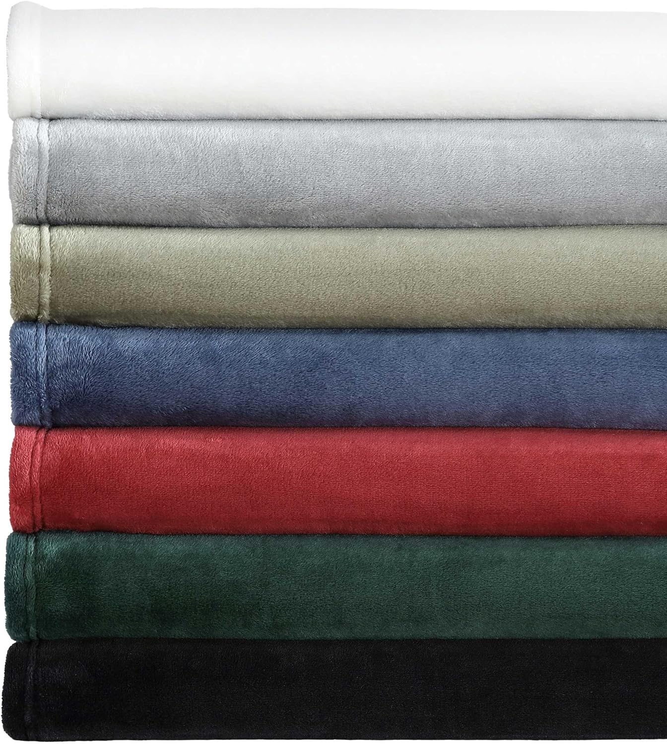 image:imageNautica Twin Size Blanket UltraSoft Plush Fleece for Bed or Couch Medium Weight Bedding for AllSeason Comfort BrownSolid Green