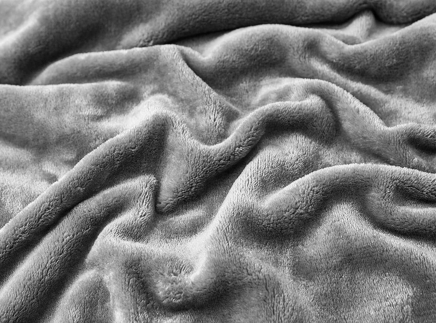 image:imageNautica Twin Size Blanket UltraSoft Plush Fleece for Bed or Couch Medium Weight Bedding for AllSeason Comfort BrownSolid Grey