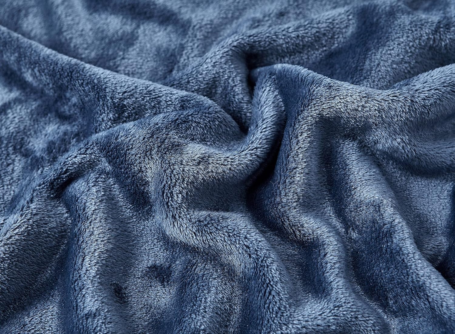 image:imageNautica Twin Size Blanket UltraSoft Plush Fleece for Bed or Couch Medium Weight Bedding for AllSeason Comfort BrownSolid Navy