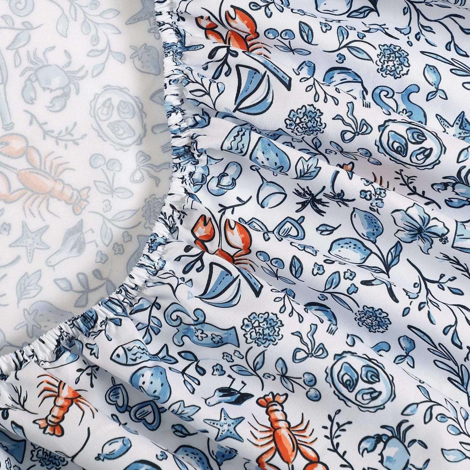 image:imageNautica Twin Size Sheet Set Crisp amp Cool Bedding with a Light and Breathable Feel 3 Piece Bed Sheets with Deep Pocket Fitted Sheet amp Matching Pillowcase Beasley Stripe GreenCoastal Fun Blue