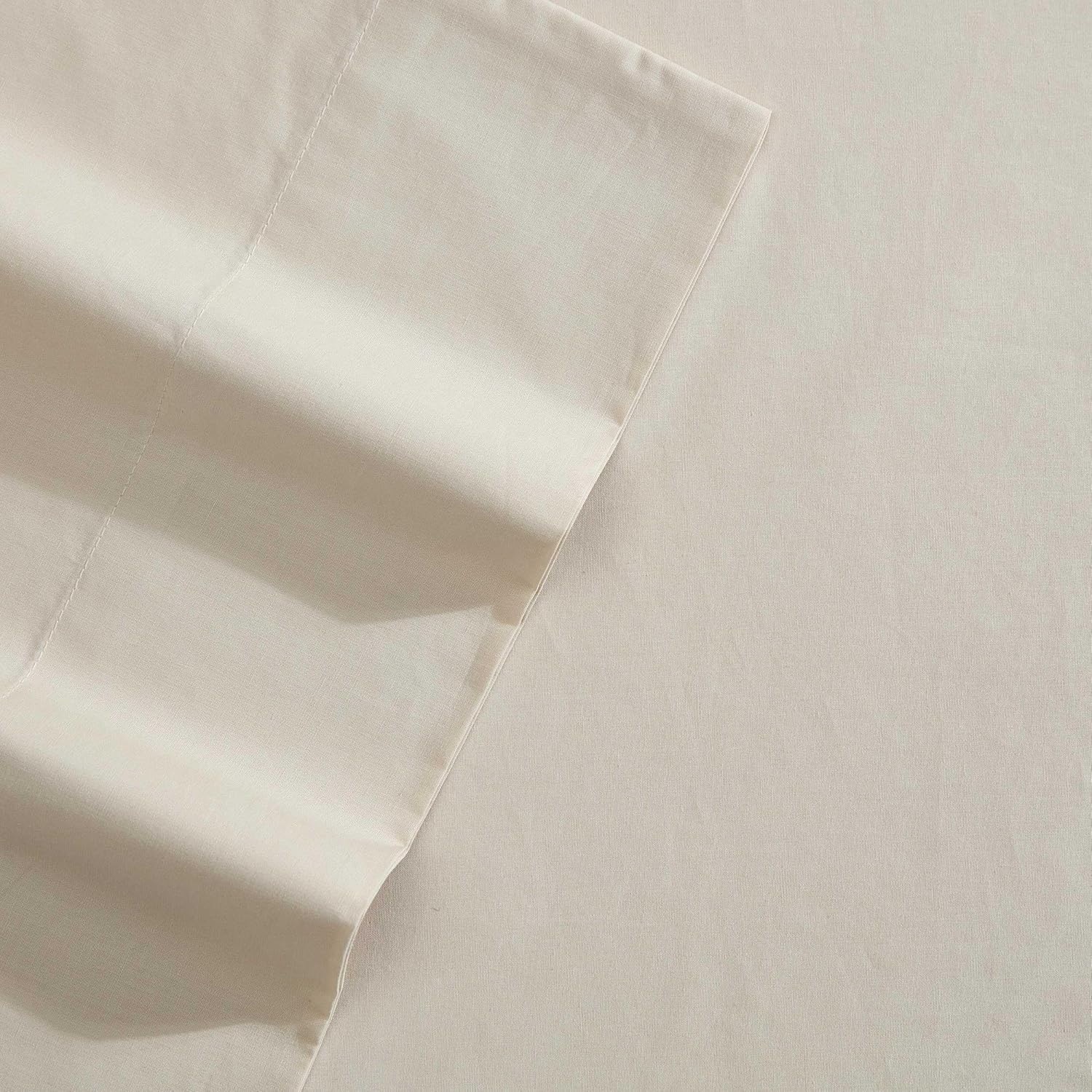 image:imageNautica Twin XL Size Sheet Set Crisp Cotton Percale Bedding with Matching Pillowcase Lightweight amp Breathable Bed Sheets Deep Pocket College Dorm Room Essentials Captains BlueBayview Beige