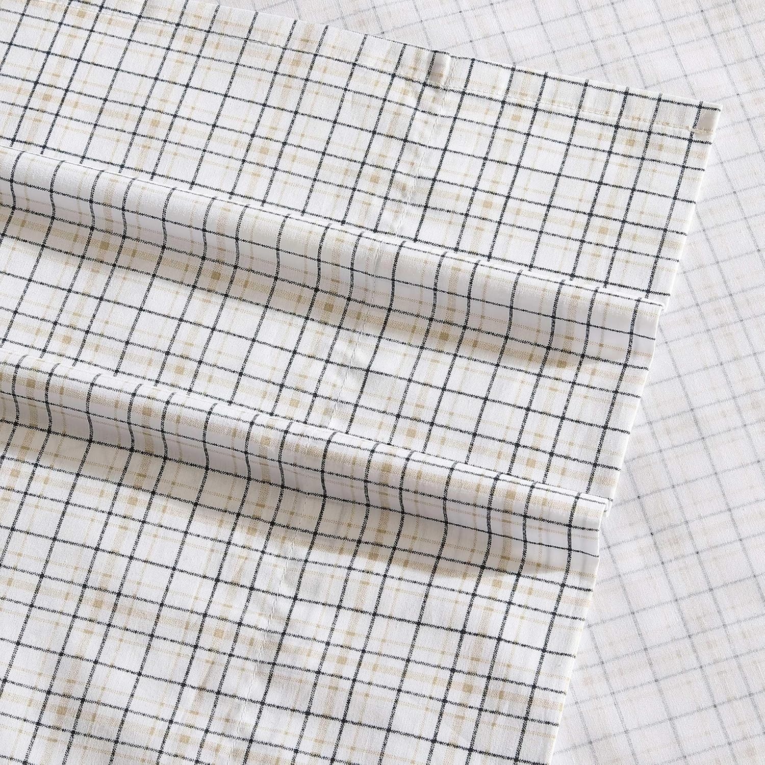 image:imageNautica Twin XL Size Sheets Set Crisp amp Tailored Floral Bedding with a Smooth Cotton Percale Bed Sheets with Matching Pillowcase amp Fitted Sheet Breezy Bloom BlueMalor Plaid