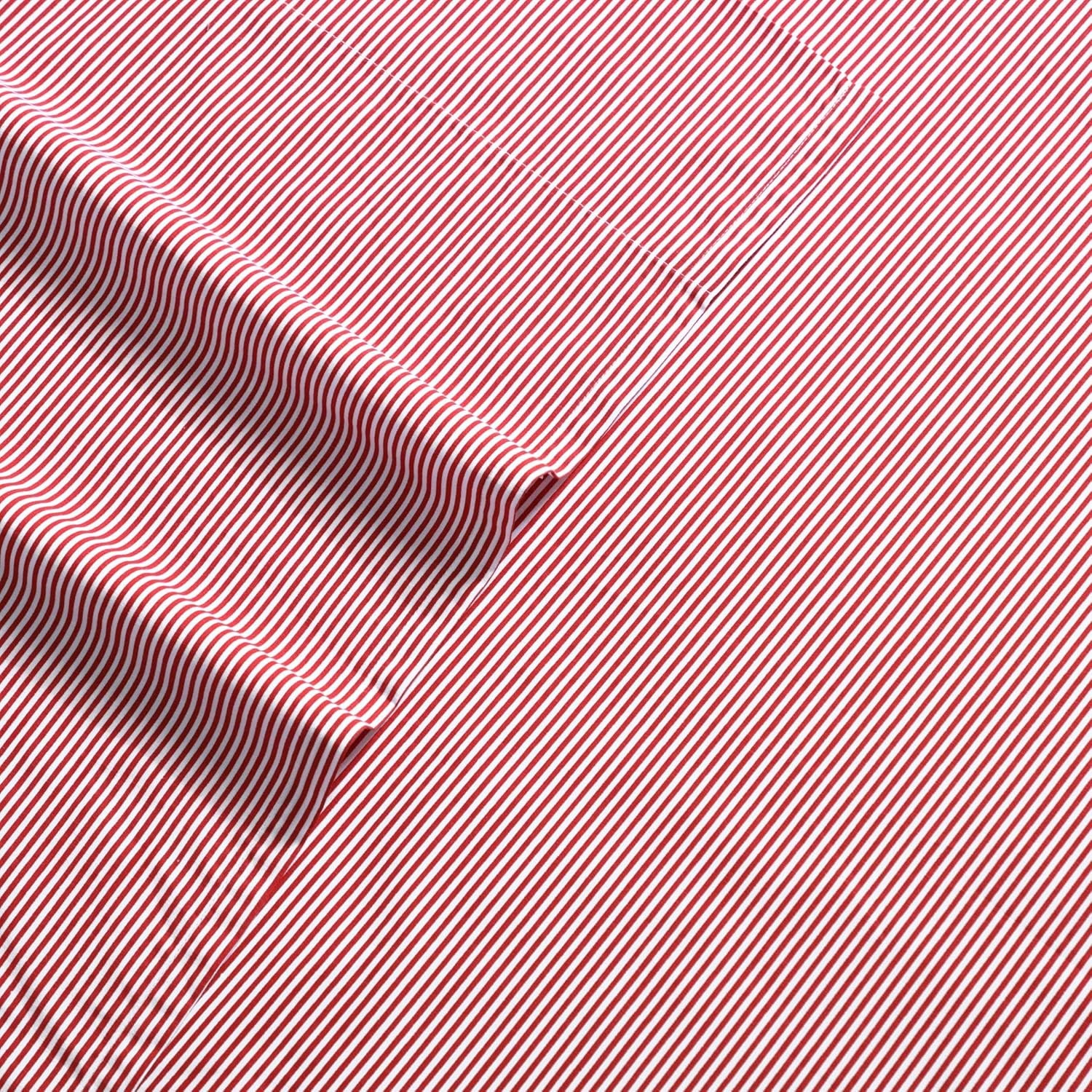 image:imageNautica Twin XL Size Sheets Set Crisp amp Tailored Floral Bedding with a Smooth Cotton Percale Bed Sheets with Matching Pillowcase amp Fitted Sheet Breezy Bloom BluePenny Pinstripe Red